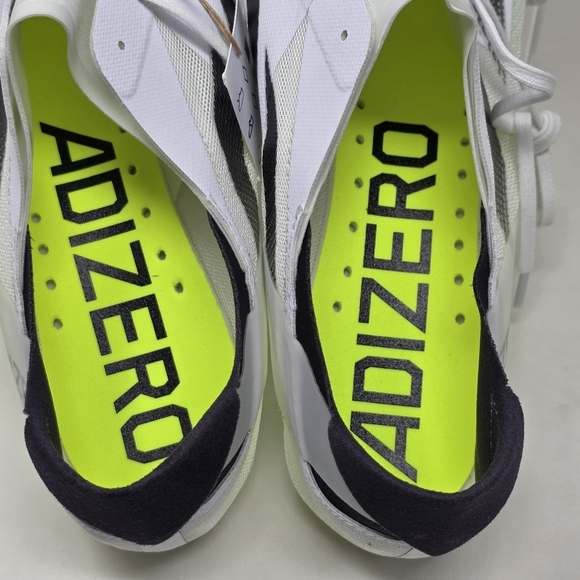 Adidas Adizero Finesse Track And Field White Core Green IE5487 Men’s Sz 14 New - Picture 12 of 14